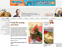 Tablet Screenshot of fruktrecept.se